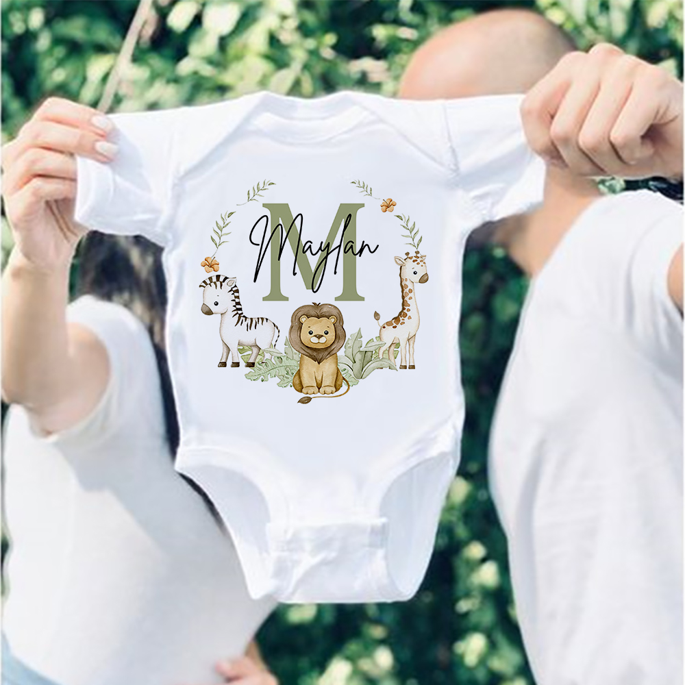 Baby Clothing Name - Macacão de bebê personalizado nome personalizado
