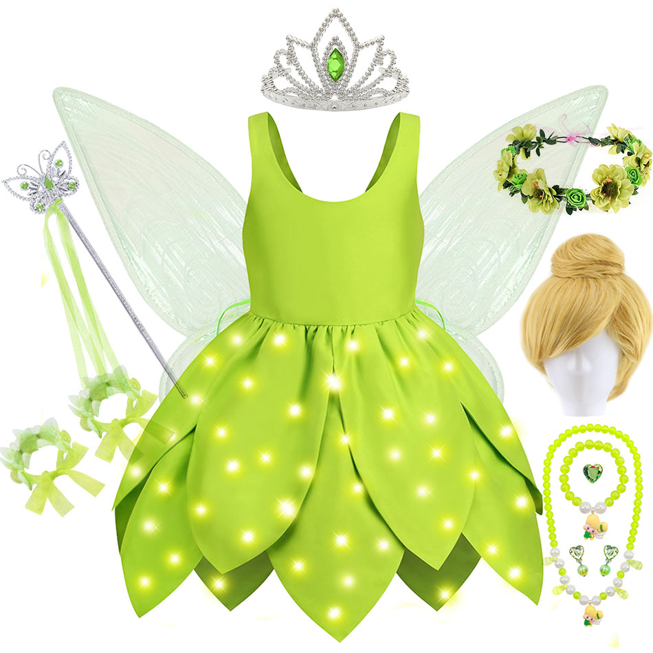 Baby Clothing Girls - Bebê menina tinker bell vestido de