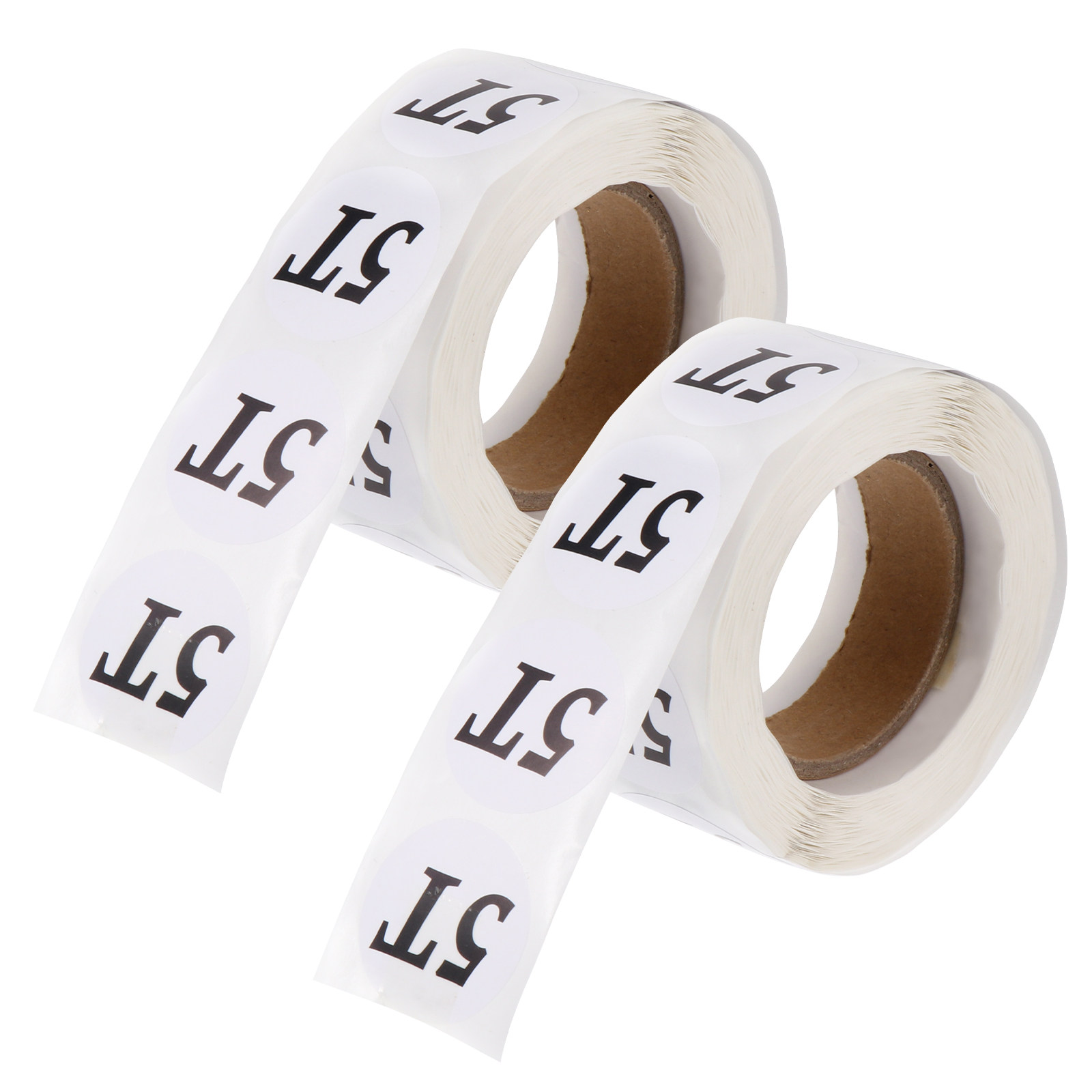 Baby Clothing Factory Shop - 2 Rolos de Etiquetas Adesivas Redondas