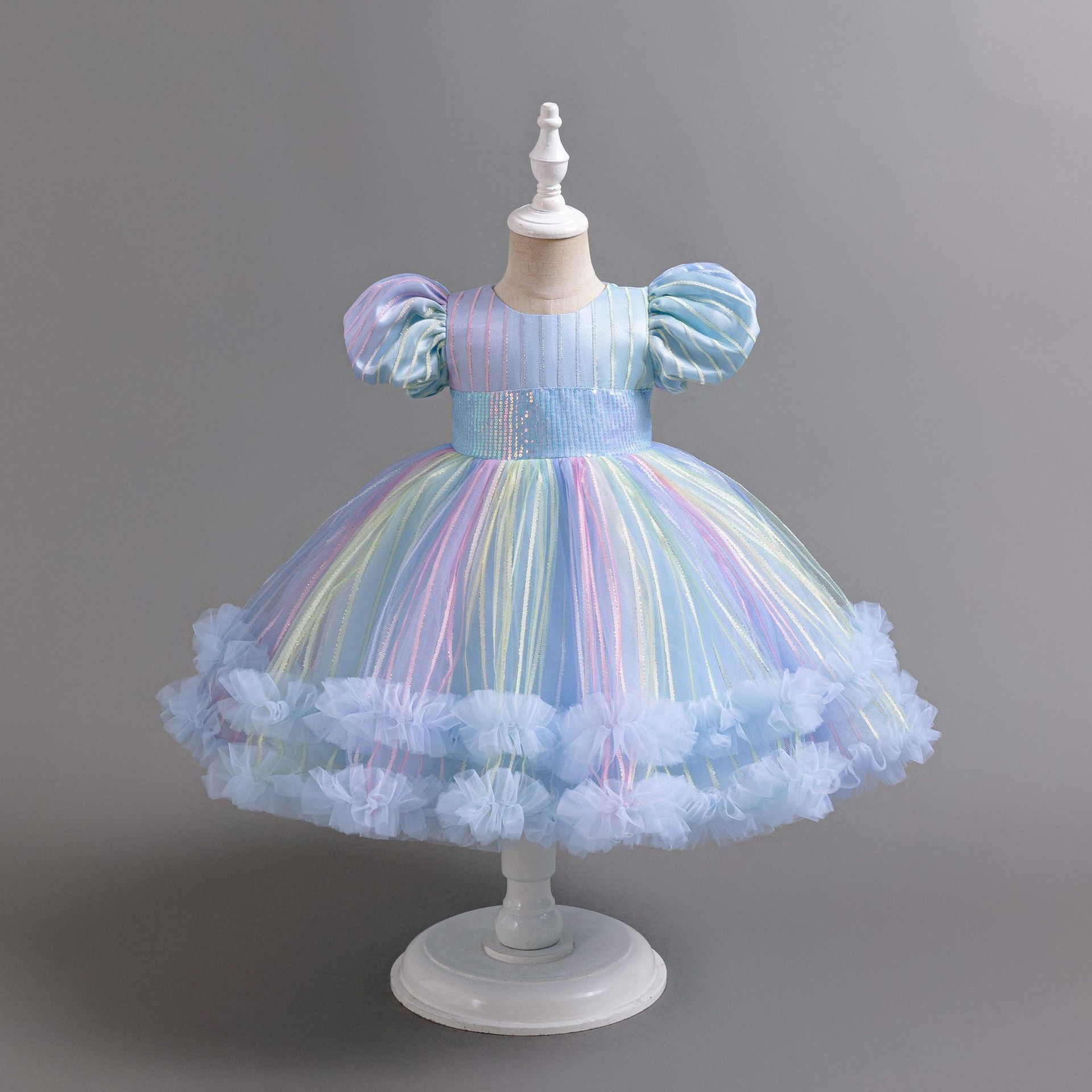 Baby Clothing Girls - Novo vestido infantil de baile, vestido