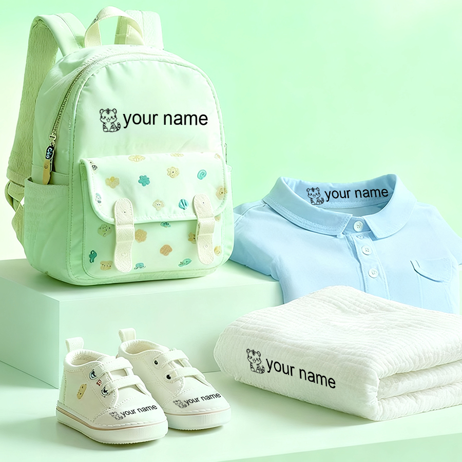 Carimbo Personalizado Infantil - Baby Clothing Name avaliação e preço