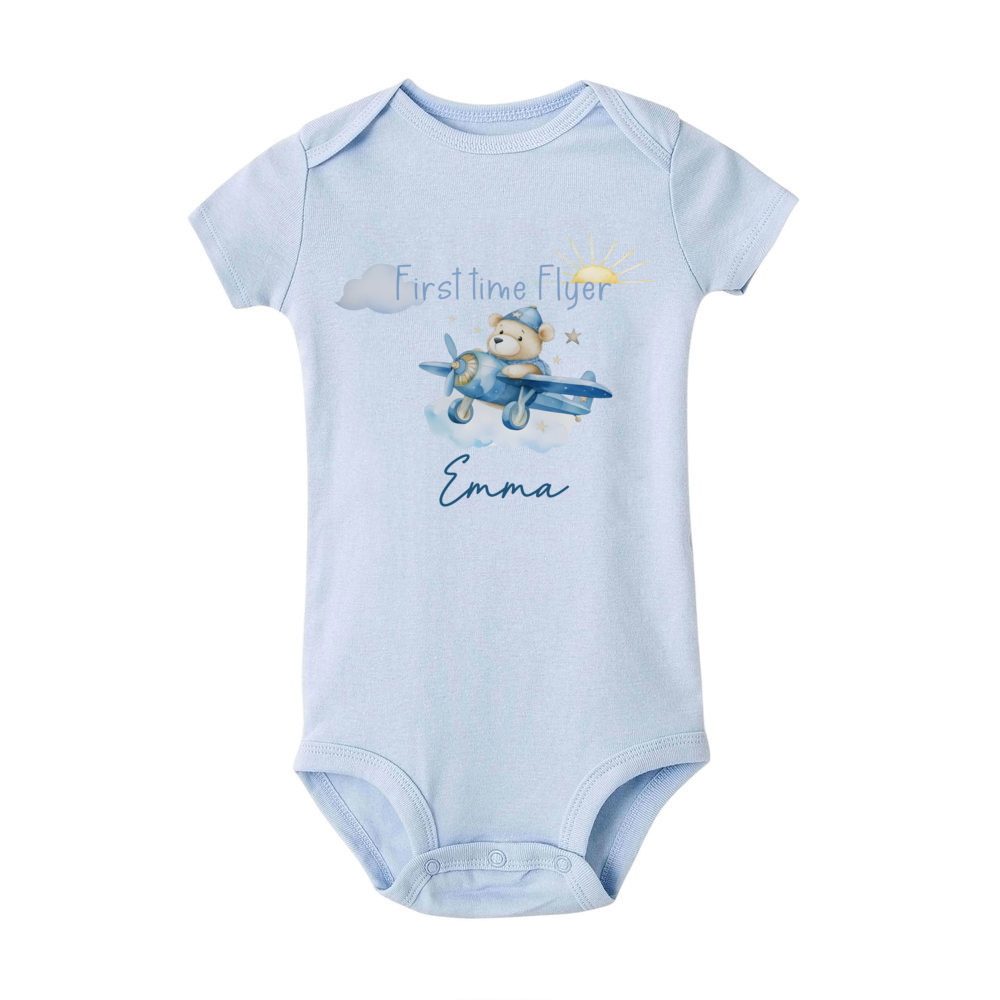 Casual manga curta bebê bodysu - Baby Clothing Name avaliação e preço