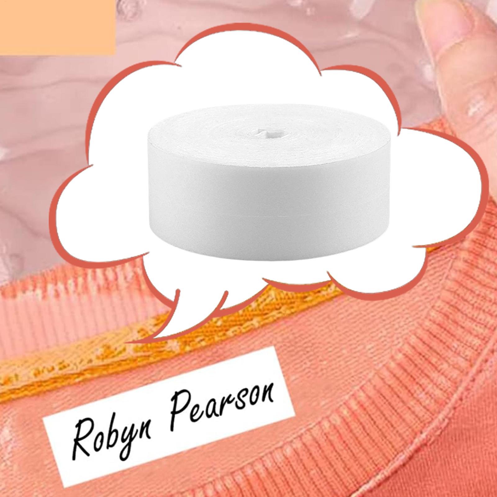 Etiquetas de tecido duráveis p - Baby Clothing Name avaliação e preço