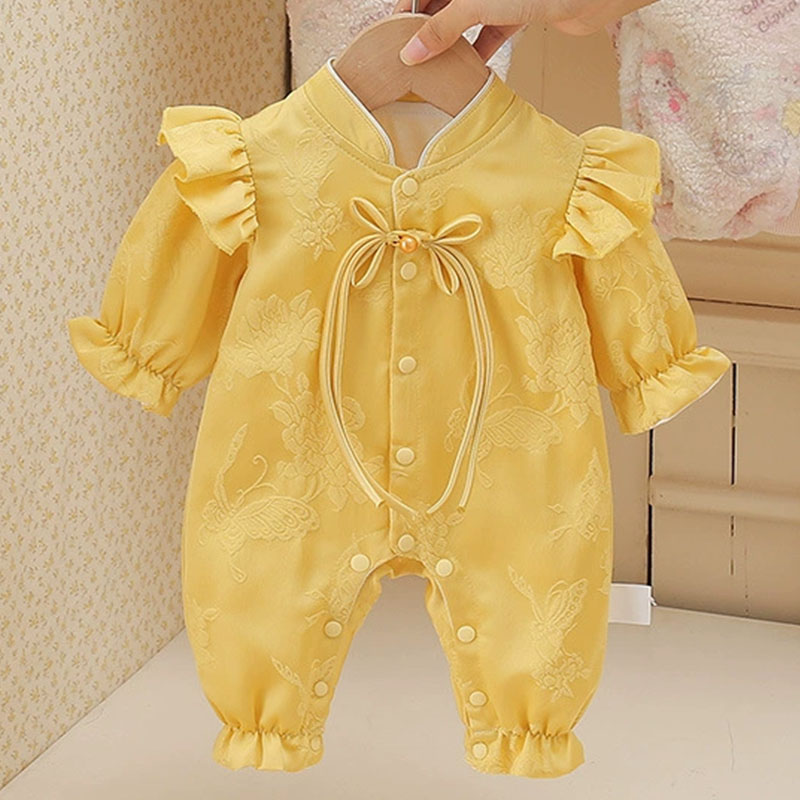 Roupas de Primavera e Outono p - Baby Clothing Yellow avaliação e preço