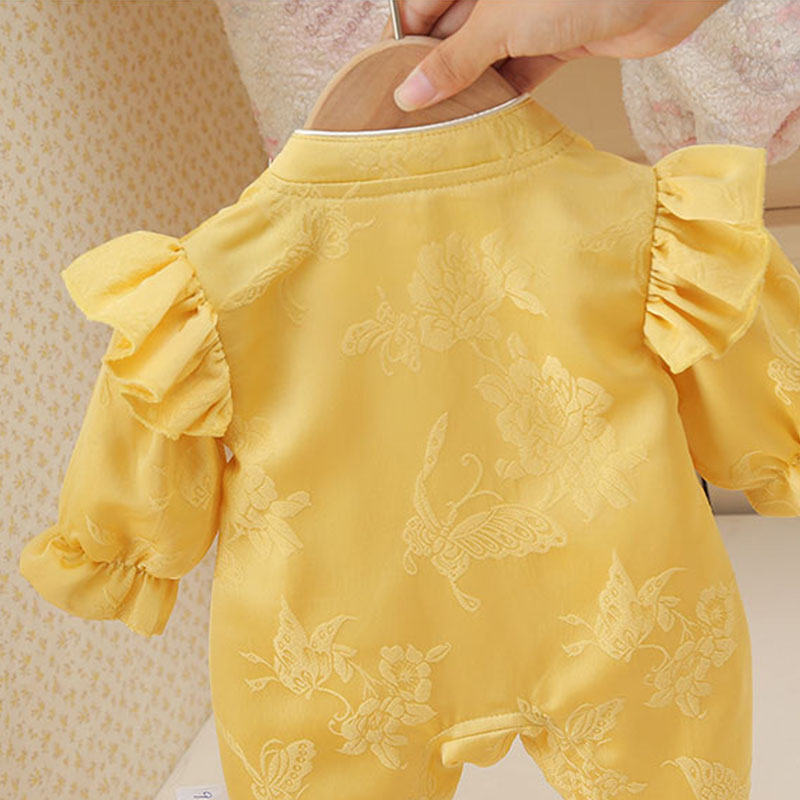 Roupas de Primavera e Outono p - Baby Clothing Yellow avaliação e preço