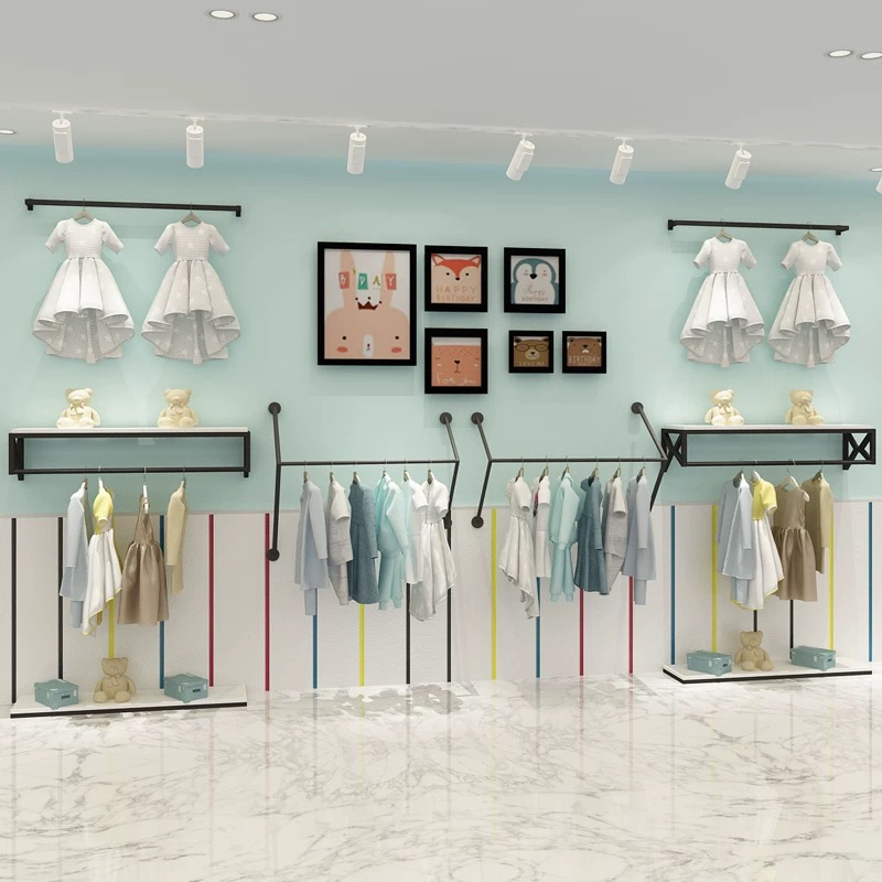 Crianças loja de roupas móveis - Baby Clothing Display avaliação e preço