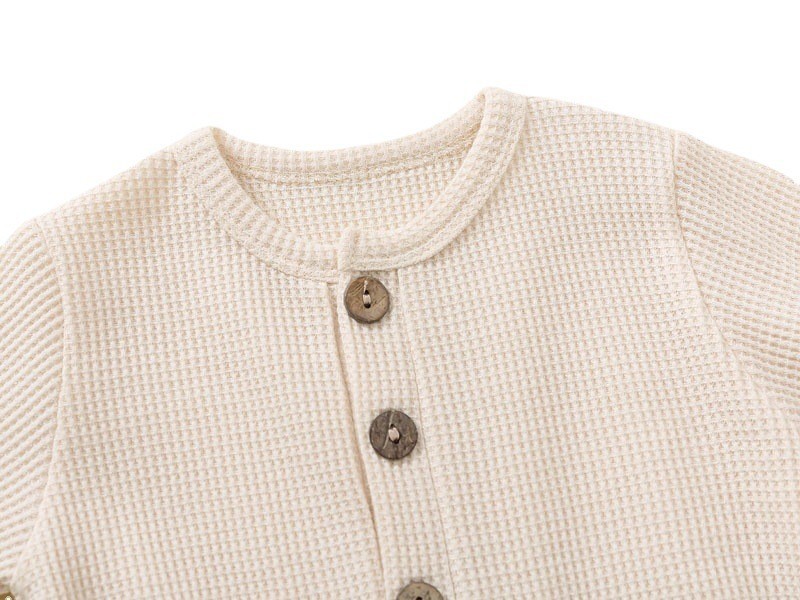 100% algodão waffle uma peça c - Baby Clothing Factory Shop avaliação e preço
