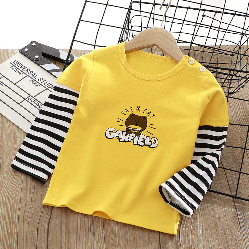 Primavera outono manga longa c - Baby Clothing Yellow avaliação e preço