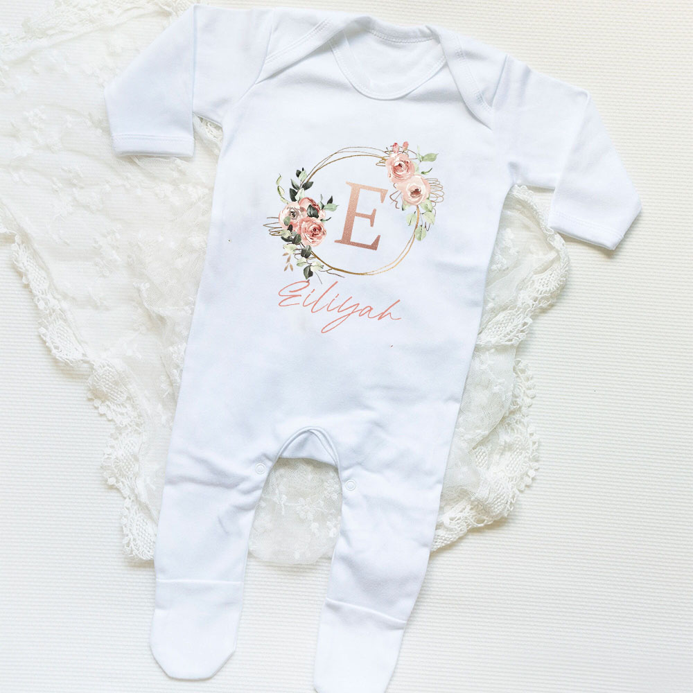 Pijama personalizado para bebê - Baby Clothing Name avaliação e preço