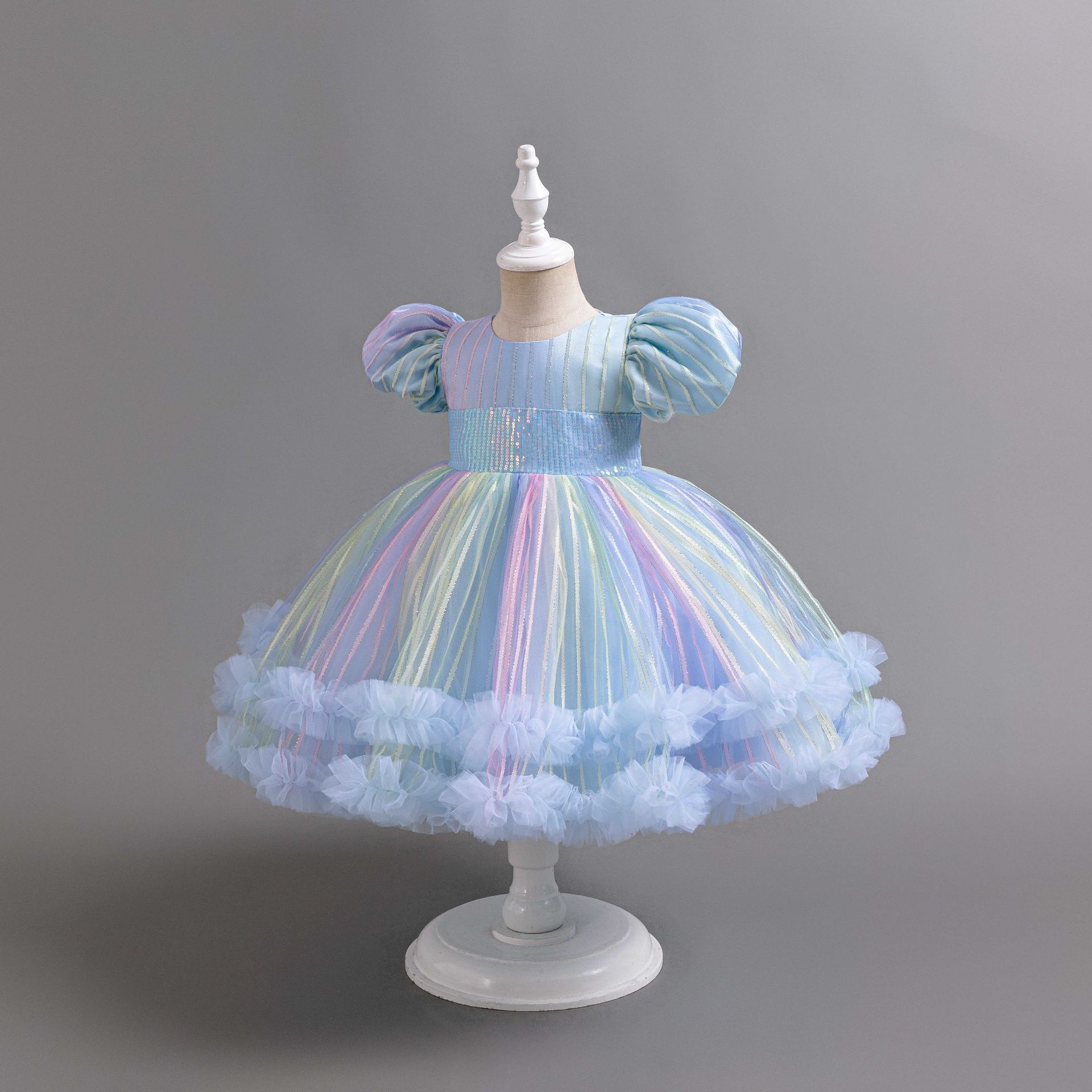 Novo vestido infantil de baile - Baby Clothing Girls avaliação e preço
