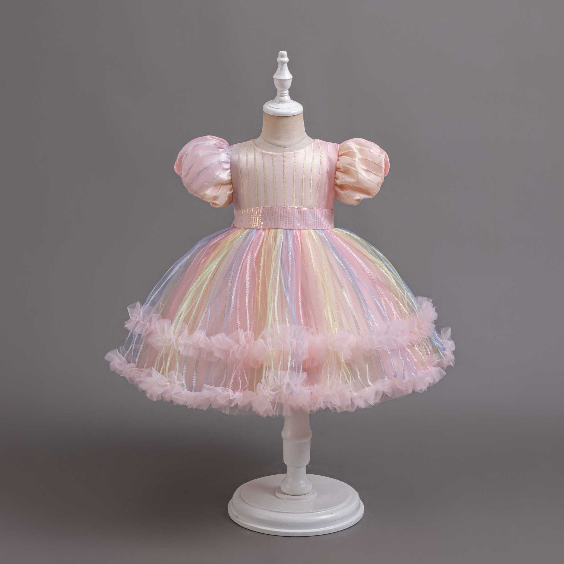 Novo vestido infantil de baile - Baby Clothing Girls avaliação e preço